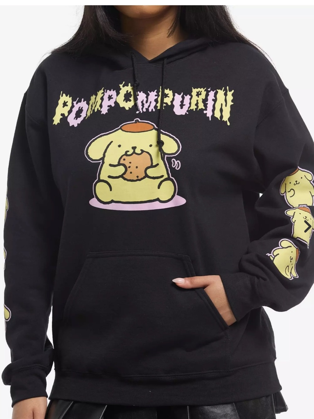 NWT! Pompompurin Cookie Pose Hoodie (M)